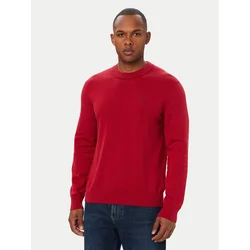 Calvin Klein Jeans Pulover LV04RH325G Rdeča Regular Fit