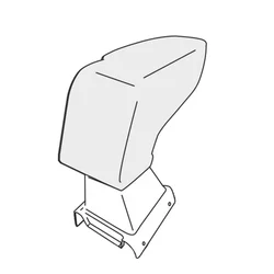 Armrest Škoda Fabia III. 2014-2021 (adapter only)