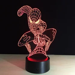 Gentilis Spiderman RGB Led Lampa