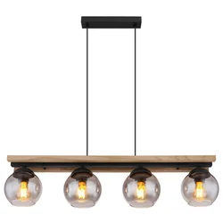 Globo 15569-4HW - Luster na sajli CONNI 4xE27/25W/230V