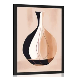 Plakat abstraktne oblike vaza - 30x45 no frame