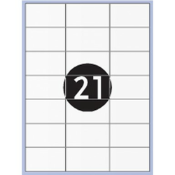 OFFICE LINE UNIVERZALNE ETIKETE ZA TISKANJE, DIMENZIJE 70x42,3, 21 ETIKET NA LISTU