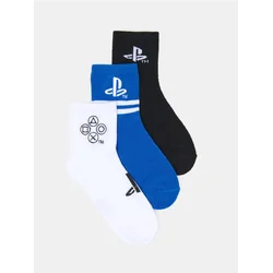 Sinsay - Čarape sa vezom, 3 komada PlayStation - šareno