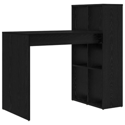 Stol s policom Crni hrast 108 x 55 x 103.5 cm Konstruirano drvo
