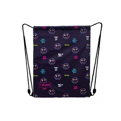 Head Torba za patike za devojčice Smile Sparkle Shine, 40 x 33 cm, Crna
