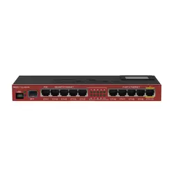 MikroTik RB2011UiAS-IN, 5xEthernet, 5xGigabit Ethernet, USB, LCD, PoE out on port 10, 600MHz CPU, 128MB RAM, RouterOS L5