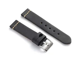 Kožni kaiš Diloy 20mm DIL392.1 Crna boja