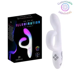 RGB rabbit vibrator Paradise Illumination - The Rabbit
