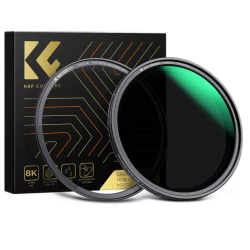 K&F 82MM, NANO-X-Magnetic Variable ND8-128 filter