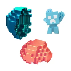 Mattel Minecraft Mini Mode Spawn Egg z mini figuro Creeperja - Chase (JML76)