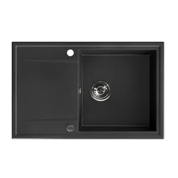 Granitna sudopera Valterra NIKO 780 crna boja 780x500 mm