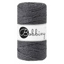 Bobbiny Regular 3 mm Charcoal