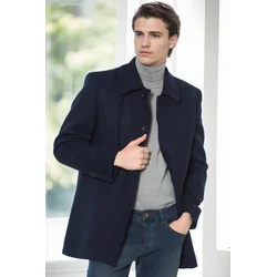 PLT9206 DEWBERRY MENS COAT-NAVY BLUE
