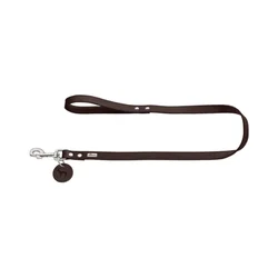 Hunter povodec za pse 20 mm/100 cm, usnje temnorjava