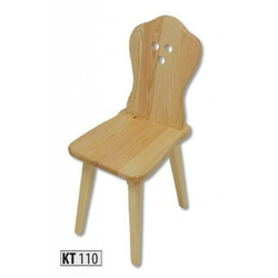 eoshop Stol KT110 iz masivnega lesa (barva lesa: Gray)