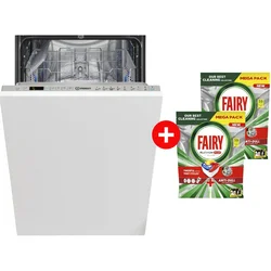 Indesit Ugradna mašina za sudove DSIO 3M24 C S + Fairy Kapsule za pranje sudova Platinum Plus Lemon x 2 pakovanja