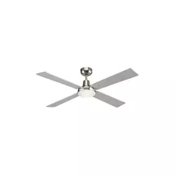 Lucci Air 210334 - Plafonski ventilator AIRFUSION 1xE27/60W/230V drvo/hrom + daljinski upravljač
