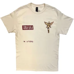 Nirvana In Utero Cover (Back Print) Natural L Majica