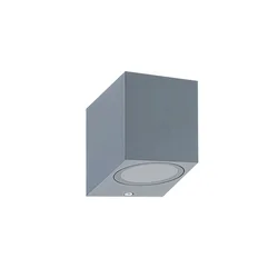 LYNCO Fasadna lampa kocka 1xGU10 siva