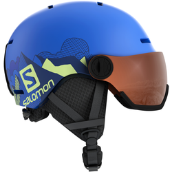 Salomon Grom Visor čelada pop blue mat Gr. M