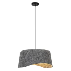 Rabalux Viseći luster Farelia, 1xE27, 40cm, Sivi