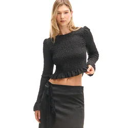 Cropp - Bluza s dezenom - CRNO