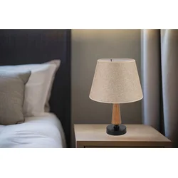 Opviq Stona lampa 302, 60 W, 43 cm, Bež