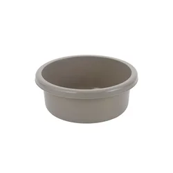 Bentom OKROGLA PLASTIČNA SKLEDA 31 CM 6,2 L SVETLO SIVA -BEN