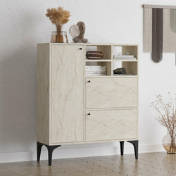 HANAH HOME Komoda Ewa Travertine