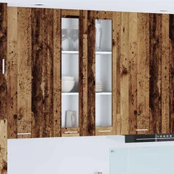 vidaXL Viseča omarica Riga Star les 60 x 31 x 100 cm Konstruiran les