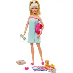 Mattel Mattel Barbie - Lutka blondinka s kužkom (GJG55)
