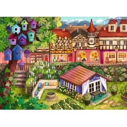 Ravensburger - Puzzle Tržno mestece Haven - 500 kosov