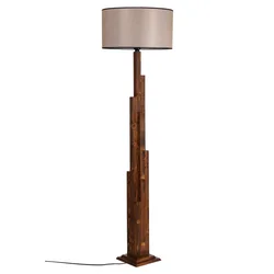 Opviq Kule Ceviz 534LUN2222 Podna lampa, Siva