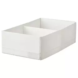 STUK Kutija s odeljcima, bela20x34x10 cm