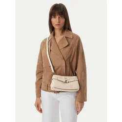 Guess Ročna torba Ella Logo Mini HWPD97 46730 Svetlo bež