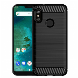 Silikonski ovitek/etui za Xiaomi Mi A2 Lite Črn