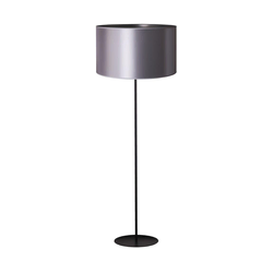 Duolla - Stojeća lampa CANNES 1xE27/15W/230V prečnik 45 cm srebrna/crna