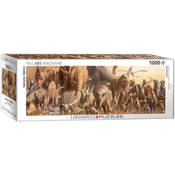 Eurographics Panoramic Dinosaurs by Haruo Takino 1000-Piece Puzzle 6010-4650