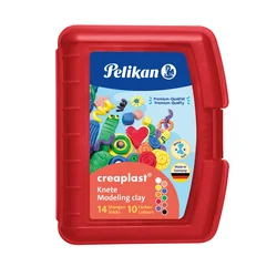 Pelikan plastelin Creaplast, rdeč