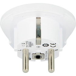 Skross 1.500230-E power plug adapter Type D (UK) Type C (Europlug) White