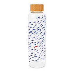 Be Cute staklena boca sa ribicama 550ml