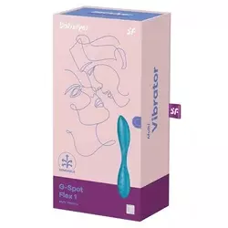 Vibrator G-Spot Flex 1, 19.5cm, Plavi