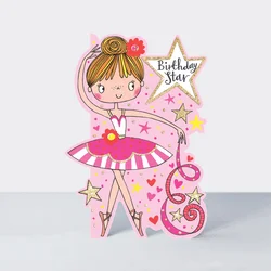 Rachel Ellen Čestitka za rođendan Birthday Star Ballerina