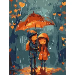 Rayher. Slikanje po številkah, Under the umbrella