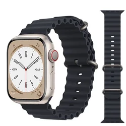 Escase Zamenska narukvica za pametni sat za Apple Watch, Crna