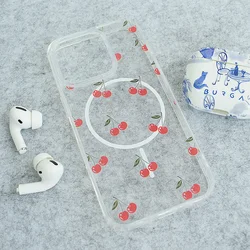 Maska za iPhone 16 Pro Max Sweet Cherry Mag Case Nanobit Print