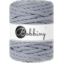 Bobbiny 3PLY Macrame Rope 9 mm Steel Vrvica