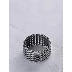 REYTEL Prstan WEAVE srebrna