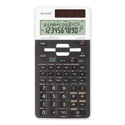 Kalkulator SHARP - EL531TGWH - bel - škatla - Solarni   baterija