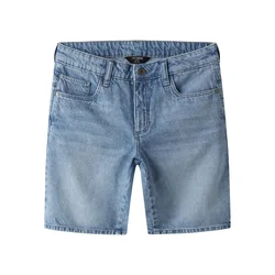 TWO SOON Kavbojke moder denim